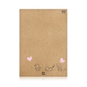 สมุดฉีก ตราช้าง รุ่น PFC-201T ขนาด A5 70 แกรม 30 แผ่น (คละลาย) 