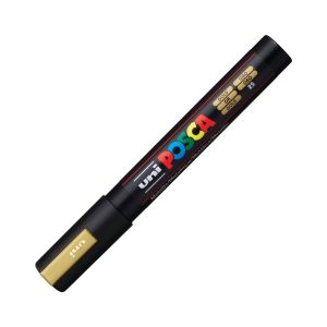 ปากกามาร์คเกอร์ Uni Posca PC-5M สีทอง (อินเตอร์)