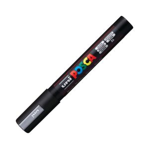 ปากกามาร์คเกอร์ Uni Posca PC-5M สีเงิน (อินเตอร์)