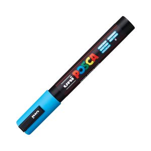 ปากกามาร์คเกอร์ Uni Posca PC-5M สีฟ้าอ่อน (อินเตอร์)