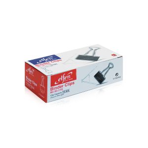 คลิปดำ เอลเฟ่น เบอร์ 110 ขนาด 32 มม. (12 ตัว/กล่อง) 