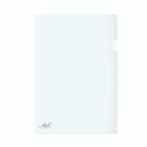 แฟ้มซองพลาสติก Elfen รุ่น 116 ขนาด A4 สีขาว (แพ็ค 12) 