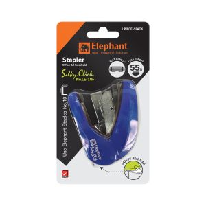 เครื่องเย็บ ตราช้าง LE-10F บลิสเตอร์ สีฟ้า