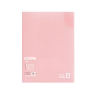 แฟ้มซองพลาสติก 4 ช่อง ตราช้าง File Idea F04 (คละสี) 