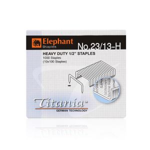 ลวดเย็บเข้าเล่ม ตราช้าง รุ่นไททาเนีย เบอร์ 23/13H 