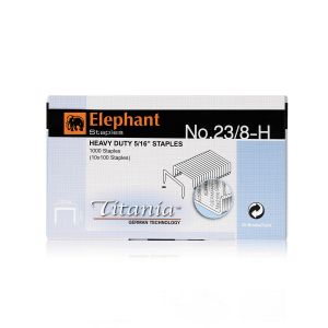 ลวดเย็บเข้าเล่ม ตราช้าง รุ่นไททาเนีย เบอร์ 23/8H