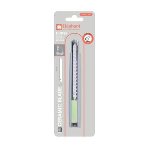 คัตเตอร์ 9มม. ตราช้าง PC-901 สีเขียว