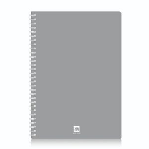 สมุดริมลวด ตราช้าง รุ่น WPP-123T ขนาด B5 70 แกรม 40 แผ่น สีเทา 