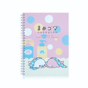 สมุดริมลวด ตราช้าง รุ่น WSX-105 ลายมาเมะโกมะ ขนาด A5 70 แกรม 60 แผ่น (คละลาย)