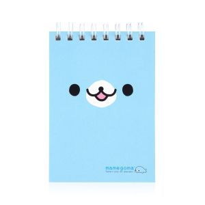 สมุดริมลวด ตราช้าง รุ่น WSX-107 ลายมาเมะโกมะ ขนาด A7 70 แกรม 50 แผ่น (คละสี)