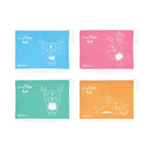 กระเป๋าซิปพลาสติก ตราช้าง A5 ลายฟันนี่เดียร์