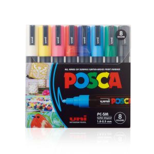 ปากกามาร์คเกอร์ UNI POSCA PC-5M 8C (อินเตอร์)