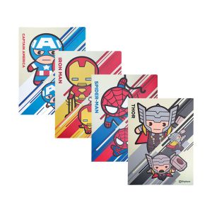 แฟ้มโชว์เอกสาร ตราช้าง MARVEL ขนาด A4 10 ซอง (คละลาย)