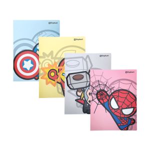 แฟ้มโชว์เอกสาร ตราช้าง MARVEL ขนาด A4 20 ซอง (คละลาย)