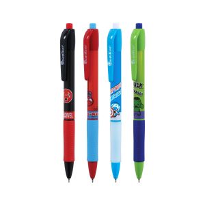 ปากกาลูกลื่นเจลลูลอยด์ Quantum ลาย Marvel สปริ้น (ลิขสิทธิ์แท้) (คละลาย)