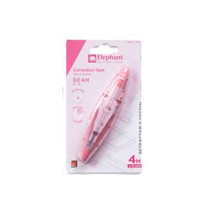 เทปลบคำผิด ตราช้าง Beam 5มม. x 4ม. คละสี