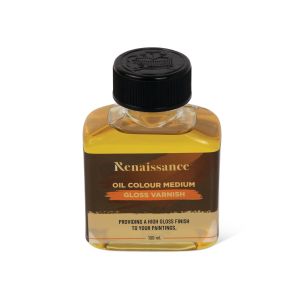 สื่อผสมสีน้ำมัน Gloss Varnish เรนาซองซ์ 100มล.
