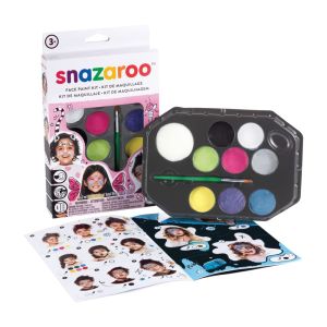 ชุดสีเพ้นท์หน้าแถมพู่กัน Snazaroo รุ่น Rainbow #1180102