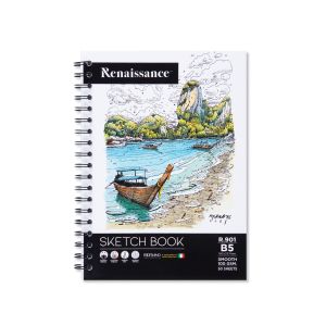สมุดสเก็ตช์ 100 แกรม Renaissance R-901 B5 50 แผ่น