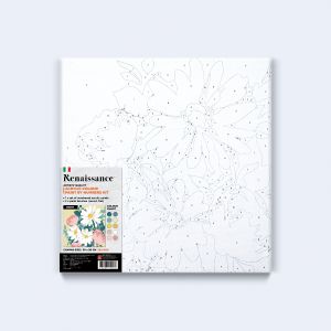 แคนวาส ระบายสีตามตัวเลข Renaissance 30x30 cm. ลาย DAISY