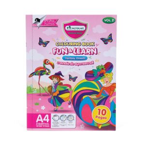 สมุดภาพระบายสี มาสเตอร์อาร์ตรุ่น Fun & Learn Vol.2