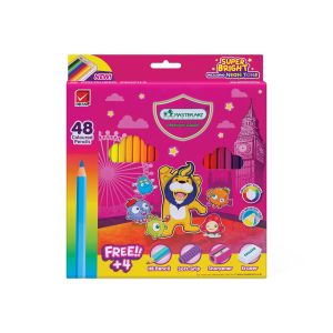 สีไม้ แท่งยาว Master Art 48 สี รุ่น Super Bright