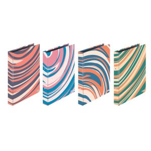 แฟ้ม 2 ห่วง ตราช้าง รุ่น 229E ปกกระดาษพิมพ์ลาย (คละสี)