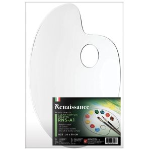 จานสีอะคริลิคใส เรนาซองซ์ RNS-A1 20x30 CM