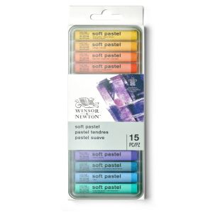 ชุดสีชอล์ก Winsor & Newton รุ่นซอฟท์พาสเทล 15สี #1790001