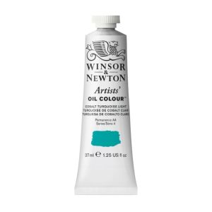 สีน้ำมันเกรดศิลปินหลอดเดี่ยว Winsor & Newton 37มล. S3 เบอร์ 191 COBALT TURQUOISE LIGHT