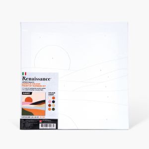 แคนวาสระบายสีตามตัวเลข เรนาซองซ์ 20x20CM #SUNSET