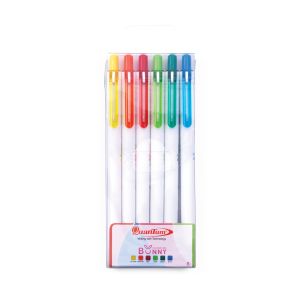 ชุดปากกาเจลสี 0.5มม. ควอนตั้ม Bunny คละสีสด (6ด้าม/แพ็ค)
