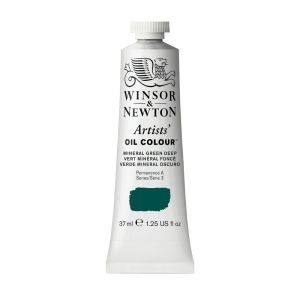 สีน้ำมันเกรดศิลปินหลอดเดี่ยว Winsor & Newton 37มล. S3 เบอร์ 412 Mineral Green Deep