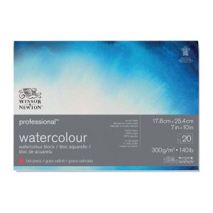 บลอคสีน้ำโปร Winsor & Newton HP 300G 17.8x25.4 20SH #6664005