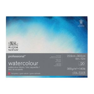 บลอคสีน้ำโปร Winsor & Newton HP 300G 22.9x30.5 20SH #6664006