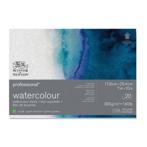 บลอคสีน้ำโปร Winsor & Newton R 300G 17.8x25.4 20SH #6664009