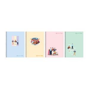 สมุดริมลวด A5 70แกรม 50แผ่น ตราช้าง VIPUT B