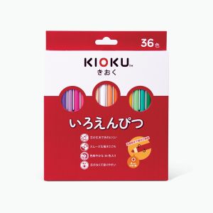 สีไม้ แท่งยาว 36 สี Kioku