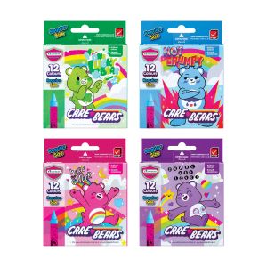 สีเทียน ขนาดกลาง 12 สี มาสเตอร์อาร์ต แคร์แบร์ 