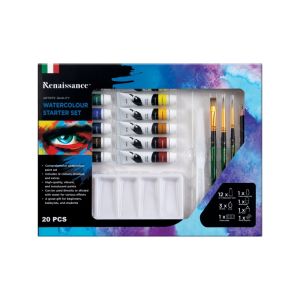 ชุดสตาร์ทเตอร์สีน้ำ เรนาซองซ์ 20 ชิ้น