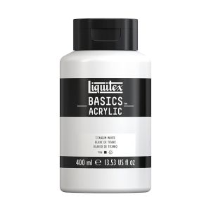 สีอะคริลิค Liquitex รุ่น Basics 400มล. #432 TITANIUM WHITE