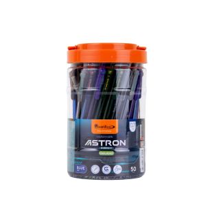 ปากกาลูกลื่น 0.7มม. ควอนตั้ม แอสตรอน มิดไนท์ น้ำเงินคละสี (50ด้าม/กระบอก)