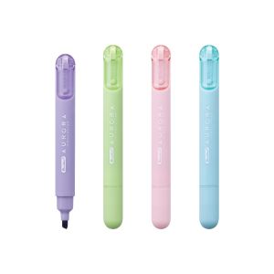ปากกาเน้นข้อความ ควอนตั้มรุ่นออโรร่า (4ด้ามคละสีเซาธ์/แพ็ค)