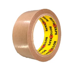 เทปกระดาษกาวแห้งสีน้ำตาล Roto ขนาด 2 นิ้วx20หลา 