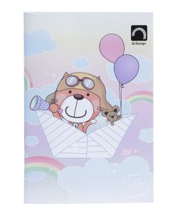สมุดนักเรียน ตราช้าง Q104 60 แกรม 80 แผ่น (คละลาย) 