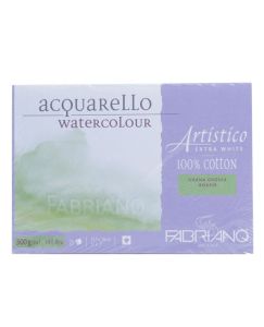กระดาษวาดภาพ Fabriano Artistico ขนาด12.5x18cm 300แกรม ผิวหยาบ