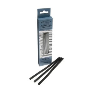 Wollow Charcoal แท่งกลาง Winsor & Newton 3 ชิ้น #7005170