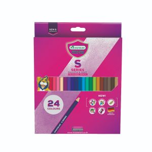 (Factory Clear) สีไม้แท่งยาว 24สี มาสเตอร์อาร์ตรุ่น S-Series