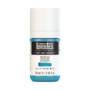 สีอะคริลิค Liquitex รุ่นโปรซอฟต์บอดี้ 59มล. S1 #570 BRILLIANT BLUE #1959570