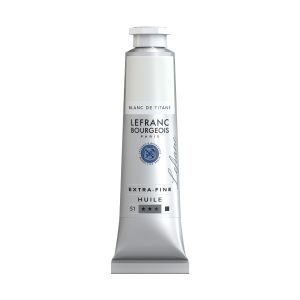 สีน้ำมัน Lefranc Bourgeois รุ่นเอ็กซ์ตร้าไฟน์ออย 40มล S1 #008 TITANIUM WHITE